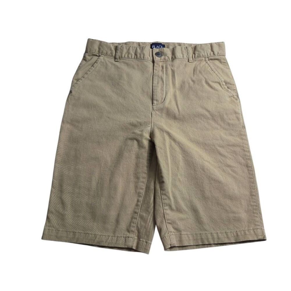 Children's Place khaki uniform shorts 14